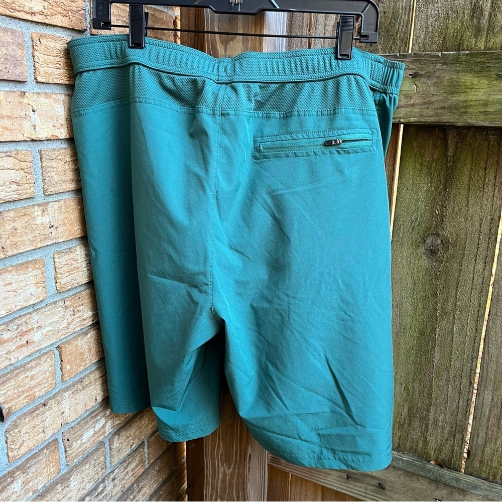 Balance Collection Dark Green Athletic Shorts - Picture 3 of 3